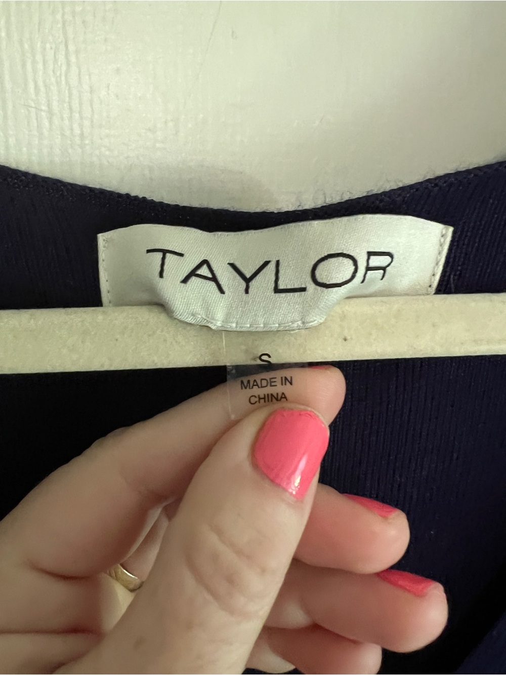 Taylor Navy Sleeveless V-Neck Maxi Dress S - Picture 3 of 10